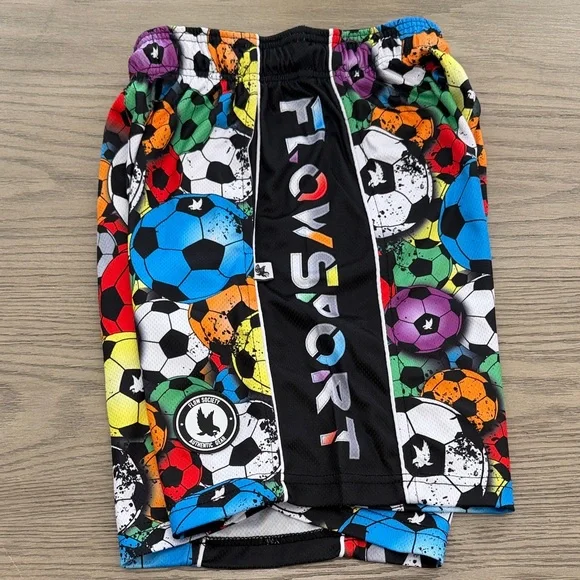 Boys (sz Y-Medium) Flow Society Flow Sport Soccer Attack Shorts - Picture 5 of 9